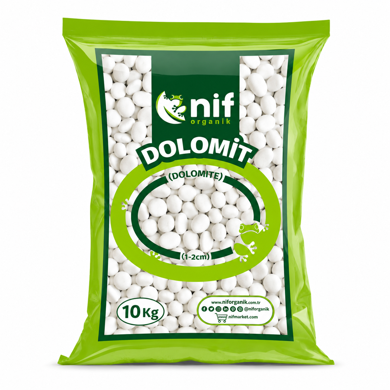 BAHÇE DOLAMIT TAMBURLANMIŞ 1-2 CM 10 KG