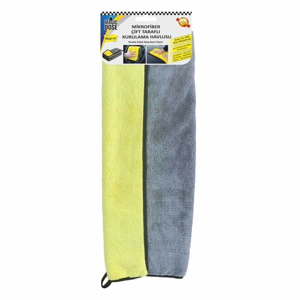 AUTOKIT ÇİFT TARAFLI KURULAMA HAVLUSU 40x50 FA2-1358