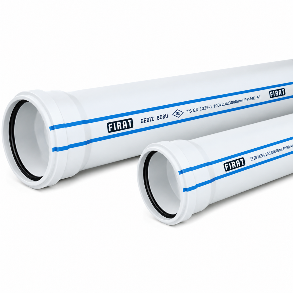 GEDİZ 150X3000 PVC BORU-FIRAT