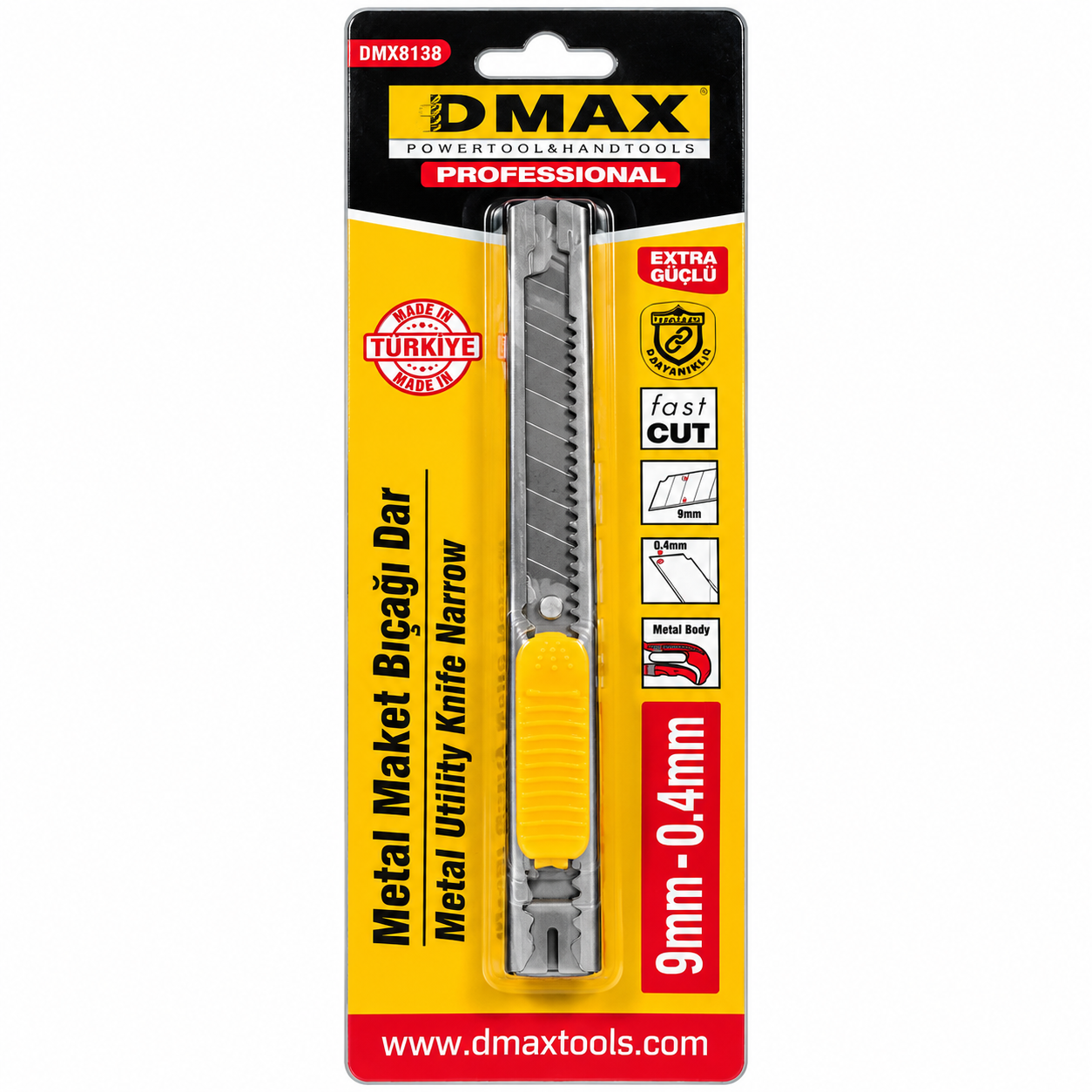 DMAX METAL MAKET BIÇAĞI DAR GÖVDE DMX4744