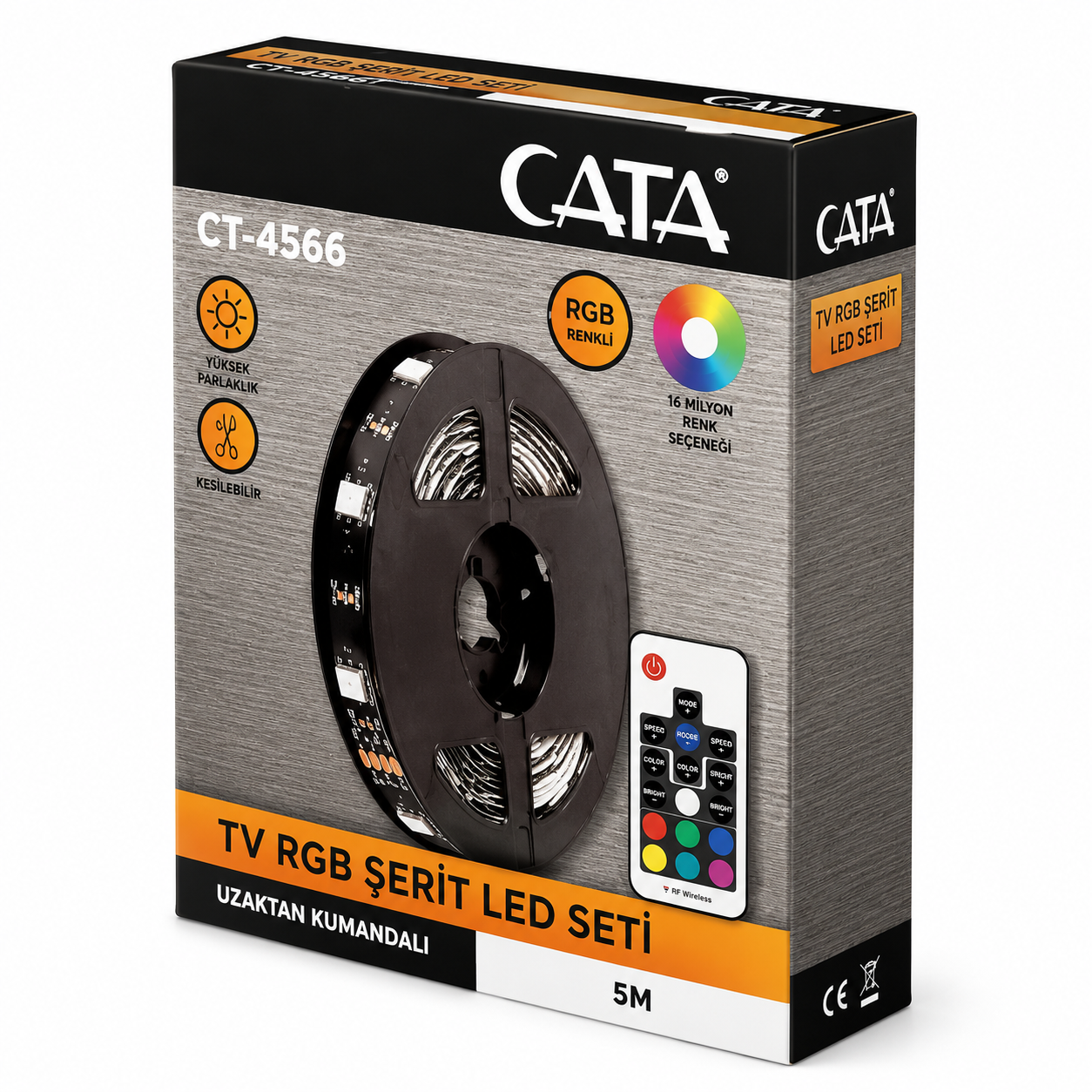 CATA TV RGB ŞERİT LED SETİ CT-4566
