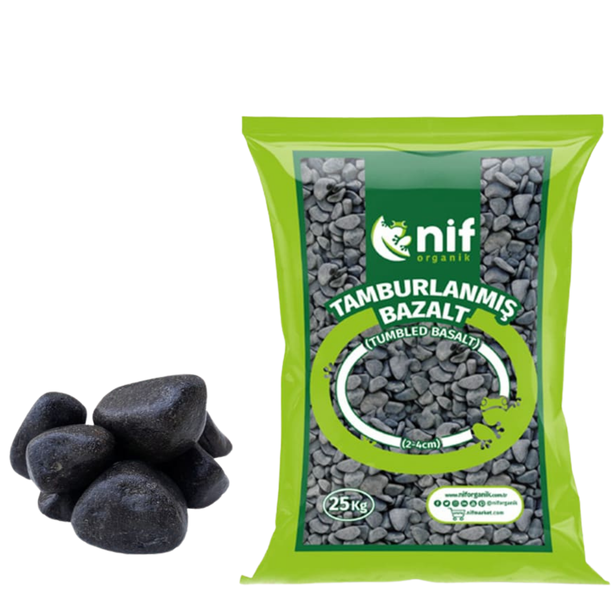 BAHÇE BAZALT TAMBURLANMIŞ 10-20 MM 10 KG