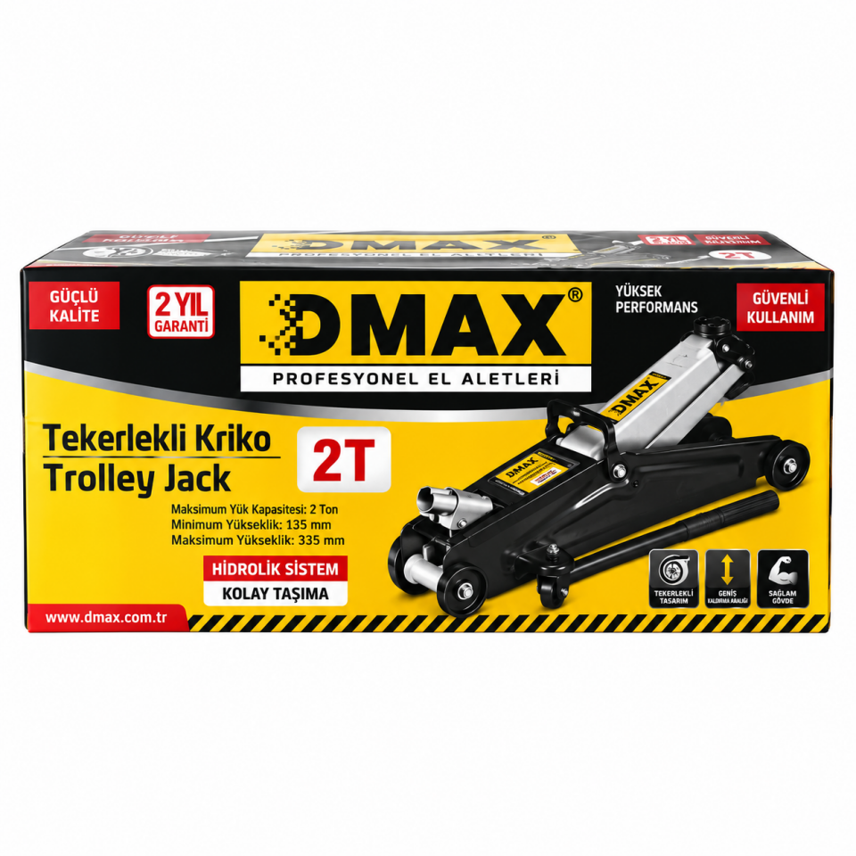 DMAX TEKERLEKLİ KRİKO 2 TON DMAX4199