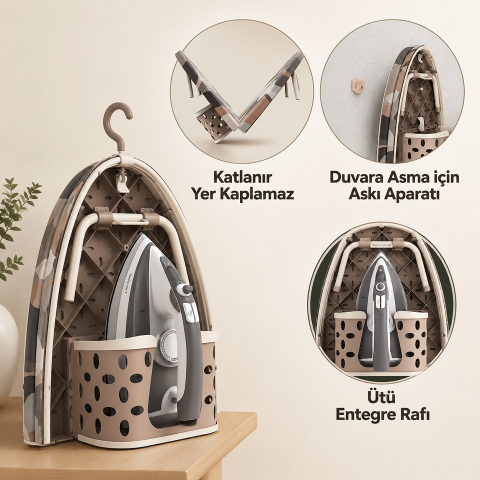 ÜTÜ MASASI FLİP MİNİ KATLANIR 15123