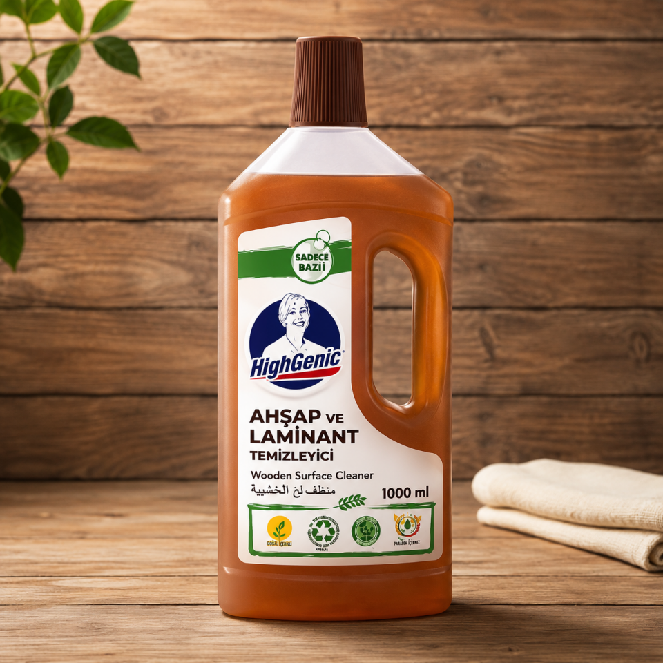 HİGHGENİC AHŞAP VE LAMİNANT TEMİZLEYİCİ 1000 ML
