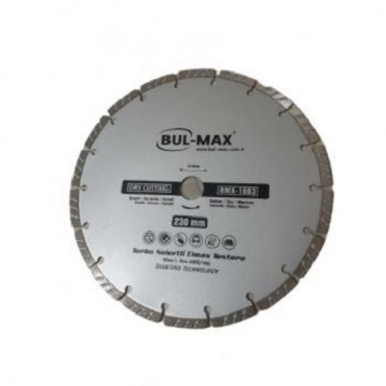 SUNTA KESME TURBO DELİKLİ 230 MM 60 DİŞ BMX SUNTA KESME TURBO DELİKLİ 230 MM 60 DİŞ BMX