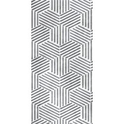30X60 ZEUS HEXAGONEL GÜMÜŞ MOTİF