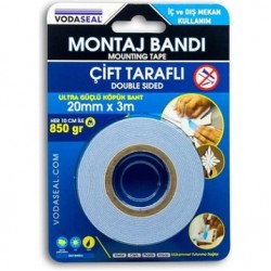 VODASEAL ÇİFT TARAFLI MONTAJ BANDI 20X3 MT