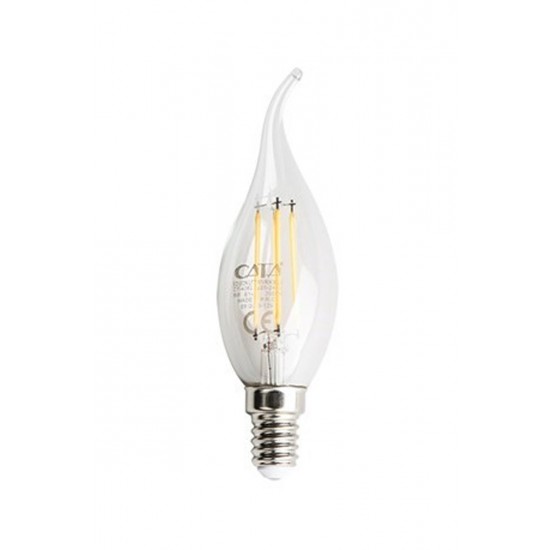 CATA EDISON LED KIVRIK BUJİ AMPUL 4W CT-4062