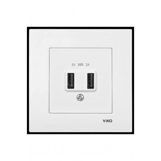 Vİ-KO KARRE USB PRİZ MEK.5V-2A 90961082 Vİ-KO KARRE USB PRİZ MEK.5V-2A 90961082