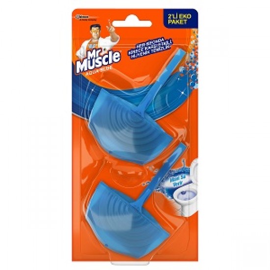 MR MUSCLE KLOZET BLOK AQUA MAVİ 2Lİ 684321 MR MUSCLE KLOZET BLOK AQUA MAVİ 2Lİ 684321