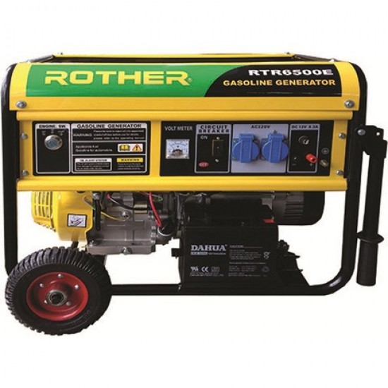 RTRMAX ROTHER BENZİNLİ JENERATÖR 5,5 KVA RTR6500E