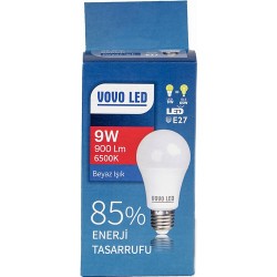 VOVO LED AMPÜL 9W E27 GÜNIŞIĞI